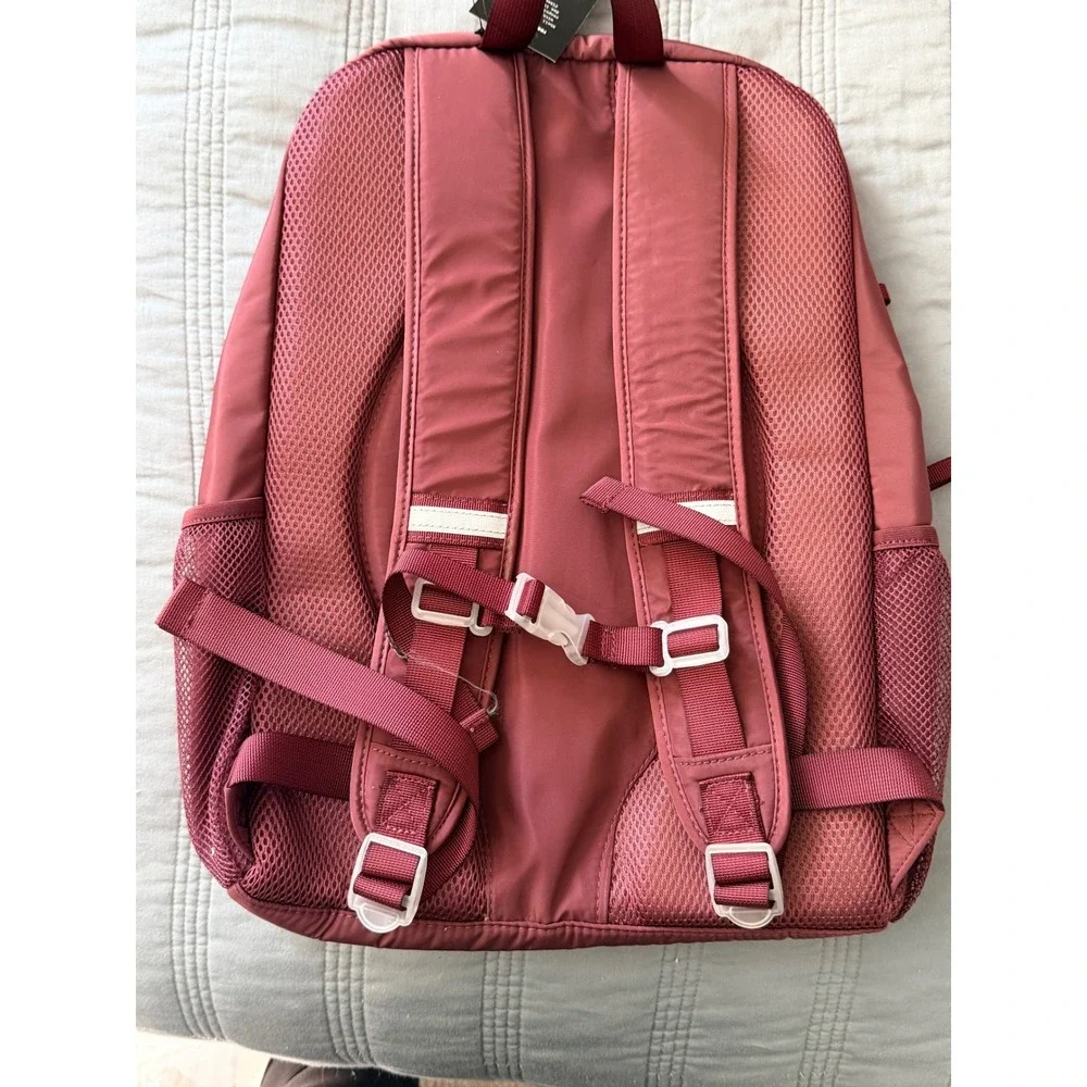 Target‎ Smartly Backpack Burgundy Red Recycled Polyester School Travel Bag NWT